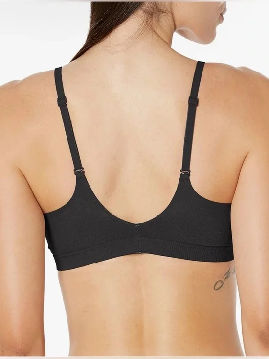 Calvin Klein Women's Bonded Flex Lightly Lined Bralette, Black, Small. R9A - Picture 2 of 8